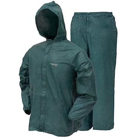 Frogg Toggs Men'S UltraLite Ii Rain Suit, Green Size Lg UL12104-09LG
